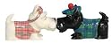 Kissing Scottish Terrier Scottie Scotty Scotty Salt & Pepper Shakers New Dog Gift
