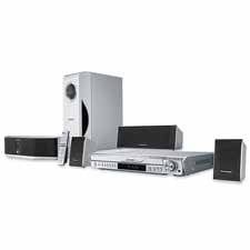 PANSCHT640W Home Theater,w/ Wireless Speakers,850 Watt,DVD/CD Chgr.,SR