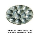 IMAGE OF BON CHEF 5022S RED - 11.25-in Oyster Dish, 12-Hole, Aluminum/Red