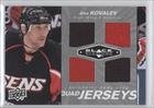 2010-11 Black Diamond Jerseys Quad #QJAK - Alex Kovalev