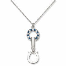 Indianapolis Colts MVP Crystal Necklace