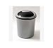 Addis Round Bin Base 30Lt Metallic