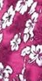 Universal-fit Hawaiian Hibiscus Floral Print Truck or Car Rear Bench Seat Cover - Pink