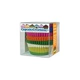 Cupcake Creations Baking Cups, Rainbow Assortment 80-Pack