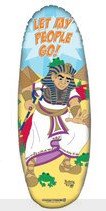 Inflatable Pharaoh Punching Backpack for Passover Fun