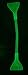 PCToys 10" Green UV Sensitive Floppy.