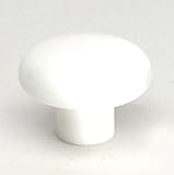 Berenson 3900-748-B Cabinet Hardware Knobs 1 1/2 POLYPRO WHITE