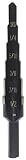 Irwin 10232 UniBit 3/16-Inch to 1/2-Inch 1/4-Inch Shank Step Drill Bit