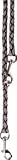 Trixie 13591 Cavo Reflect V-Leine, L-XL: 2,00 m/&oslash; 18 mm, platingrau/schwarz