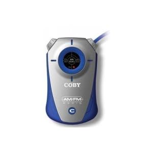COBY CX-71 BLU Mini AM/FM Pocket Radio with Hand Strap
