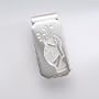 Rhodium Finish Golf Bag Hinged Money Clip