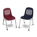 Graduate#153; Series Commercial Stack Chairs, Navy/Chrome, 5/Ctn (SMF36084NVC5)