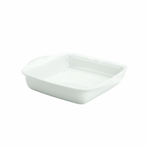 Lenox Opal Innocence Carved Square Baker