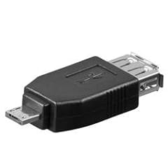 Wentronic USB-Adapter (USB A Buchse auf USB Micro A Stecker)