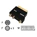 Belkin Composite/S-Video Cnnctr * Scart/3Xrca/Mindin4M;Gold