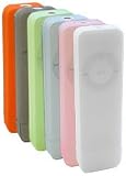Apple iPod Shuffle (1GB) FlexiSkin - The Soft Low-Profile Case (Frosted Clear, Smoke Grey)