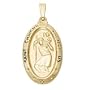 14kt. Gold, Large St. Christopher Charm