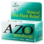 AZO Menopause, Natural Hot Flash Relief, Tablets - 60 ea