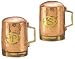 Old Dutch International 4&frac14; Inch Solid Copper Hammered Stovetop Salt & Pepper Set