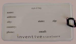 Inventive Travelware Luggage Tag - Mine! Bright Colors