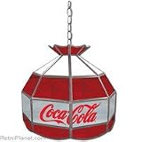 Coca-Cola Stained Tiffany Lamp