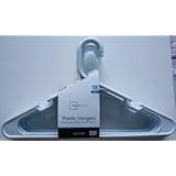 Standard Plastic Hangers - White 18-count