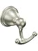 Creative Specialties YB2203BN Brantford Double Robe Hook Brushed Nickel