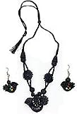 Jewelry Designs Necklace and Earing In Terracota Handcrafted Unique Gift For Her