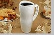 Made in the USA - 20 oz. Ceramic Travel Mug - White