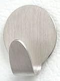 Spectrum Diversified 78071 Adhesive Round Hooks, Brushed Nickel