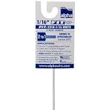 Alpha White Heat Shrink 1/16 x 4 ft.