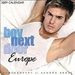 Boy Next Door Europe 2009 Wall Calendar