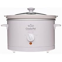 Crockpot 3060-W 6-Quart Round Slow Cooker, White