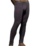 C-IN2 Men's Vice Versa Plated Two Color 1x1 Rib Profile Long John