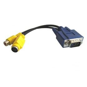 CablesToBuy™ High Perform VGA to TV Converter S-Video & RCA Out Cable Adapter