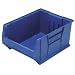 Quantum QUS955 Plastic Storage Stacking Hulk Container, 24-Inch by 18-Inch by 12-Inch, Blue, Case of 1