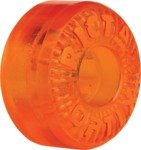 Ricta Optix Clear Orange Skateboard Wheels - 54mm 81b (Set of 4)
