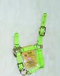 Hamilton Deluxe 3/4" Nylon Horse Halter with Adjustable Chin, Lime Green, Faol/Average Mini Horse (100-200 lbs)