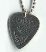 Click here to buy Disturbed Guitar Pick Necklace by Disturbed.