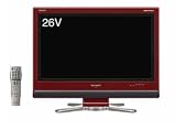 SHARP AQUOS 26V型 地上・BS・110度CSデジタルハイビジョン液晶テレビ LC-26D30-R レッド