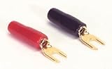 Terminals & Kits: Gold Spade 10 AWG #8 2 Pair