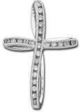 1/5ctw Diamond Milgrain Cross