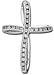 1/5ctw Diamond Milgrain Cross