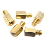 StarTech Replacement PC Mounting Metal Jack Screw Standoff - 50 Pack SCREWNUTM