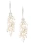Ivory Pearl Cluster Earrings