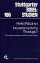 Neutestamentliche Theologie?