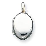 Sterling Silver Oval Locket