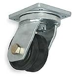 Swivel Caster,V Groove,6 In,5000 Lb,INDUSTRIAL GRADE,1NWF3