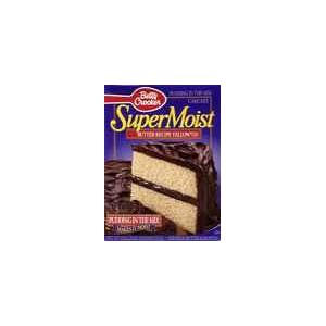 Betty Crocker Supermoist Cake Mix, Butter Recipe Yellow, 18.25-O by 