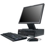 Lenovo ThinkCentre M57 Desktop - Intel Core 2 Duo E8200 2.66GHz - 2GB DDR2 SDRAM - 160GB - DVD-Writer - Gigabit Ethernet - Windows Vista Business - Ultra Small